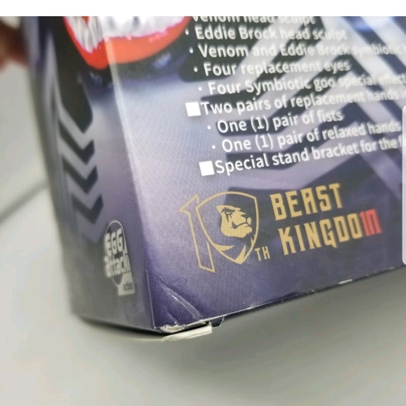 Beast Kingdom Egg Attack Venom PX Previews Exclusive Action Figure EAA-87 Marvel - Picture 7 of 16
